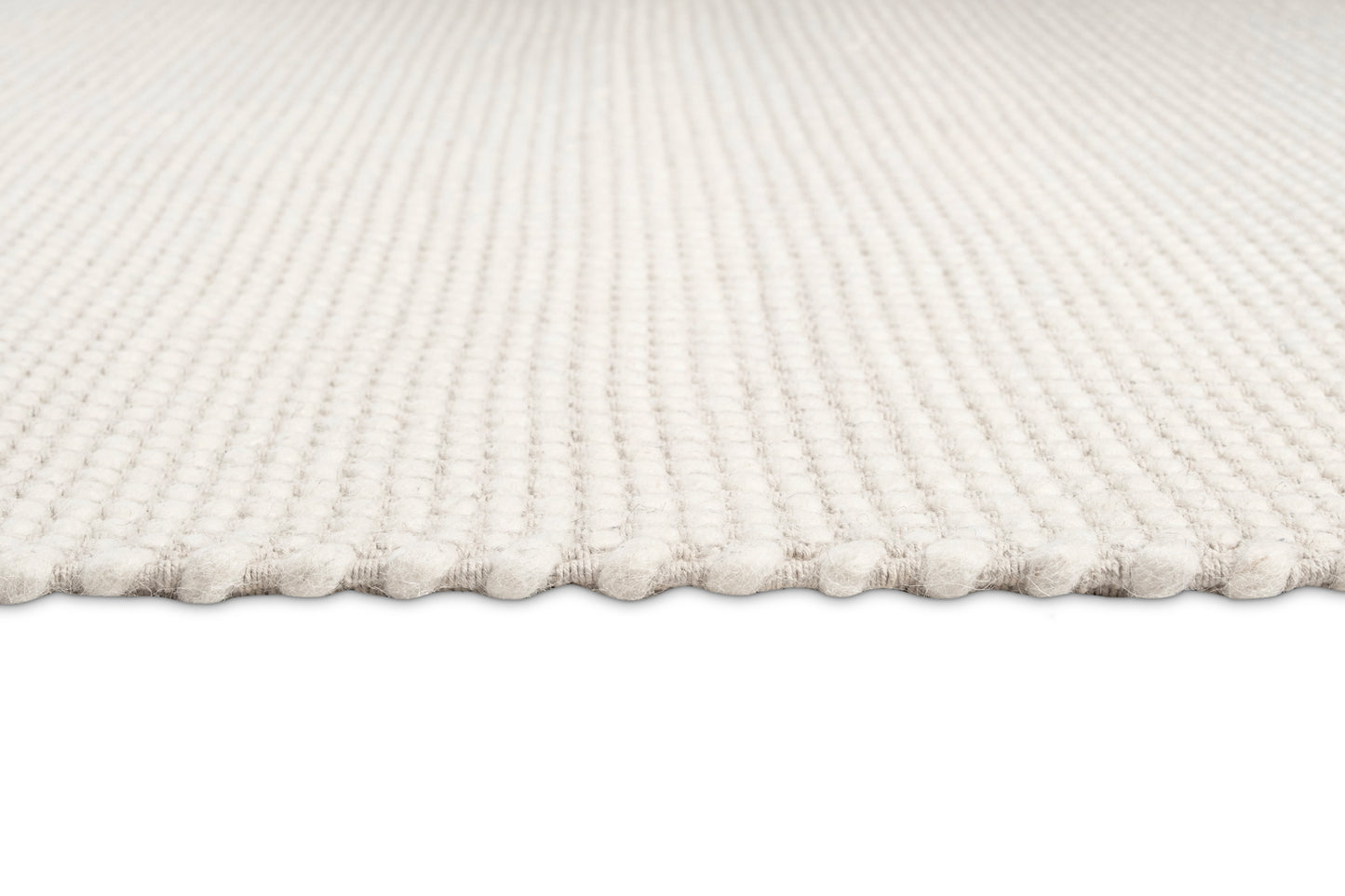 Larvic Ivory Chunky Wool Rug
