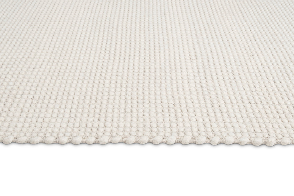 Larvic Ivory Chunky Wool Rug