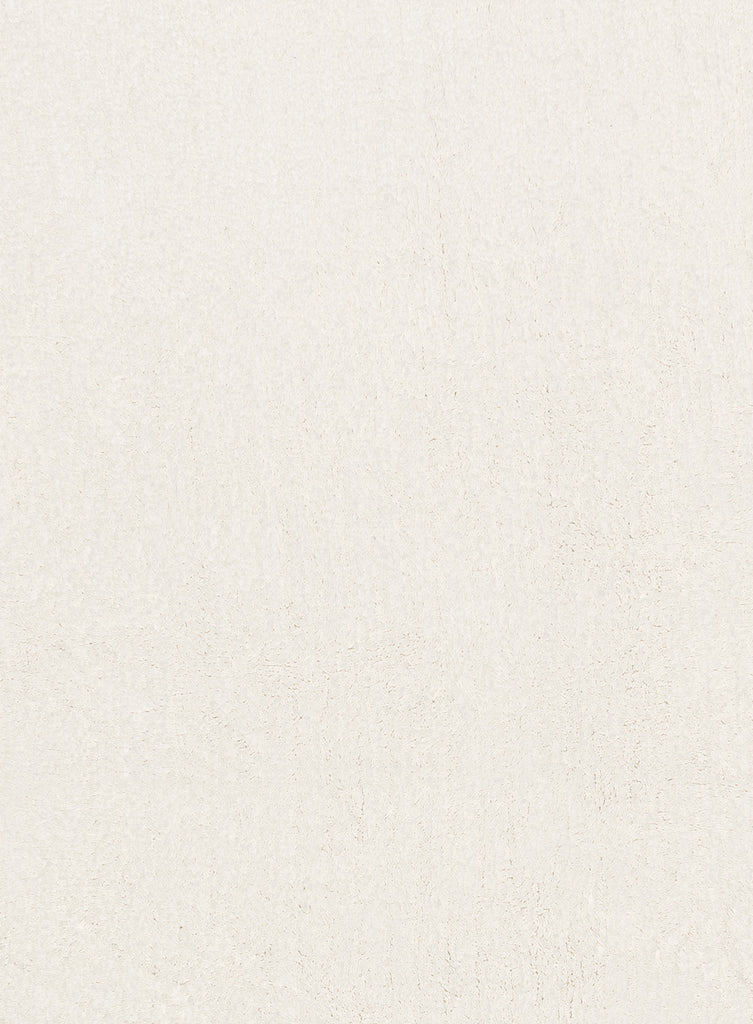 Lianna Cream Scallop Washable Bath Mat