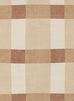 Lucca Beige Ivory and Terracotta Checkered Indoor Outdoor Rug