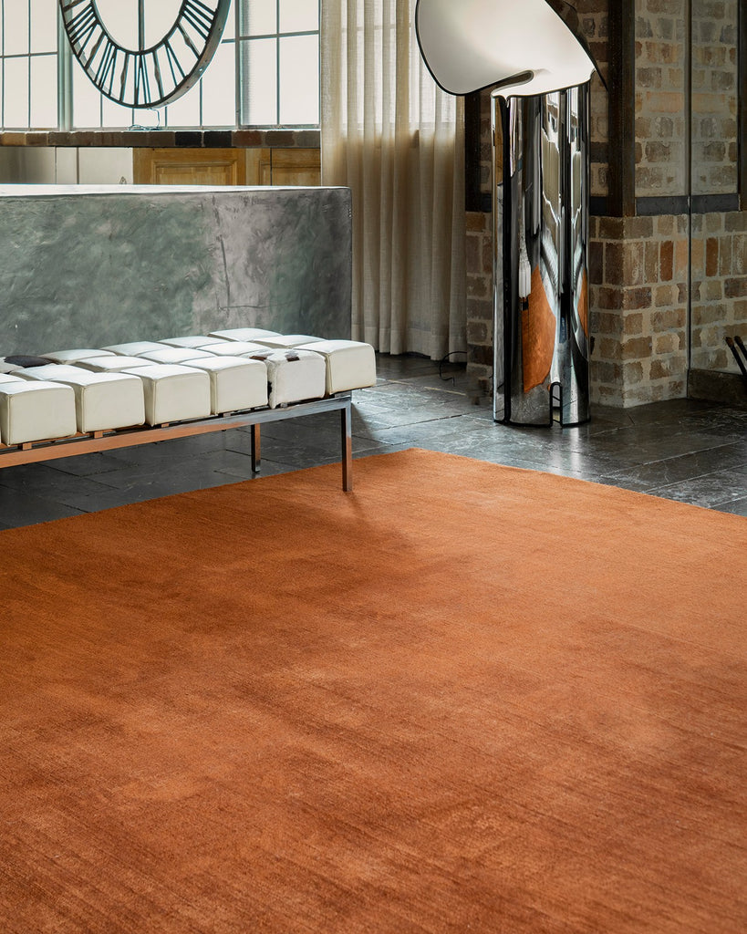 Lupe Terracotta Handwoven Rug