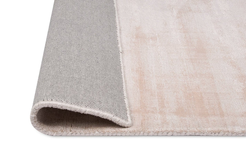 Lyla Blush Peach Distressed Viscose Rug
