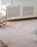 Lyla Blush Peach Distressed Viscose Rug