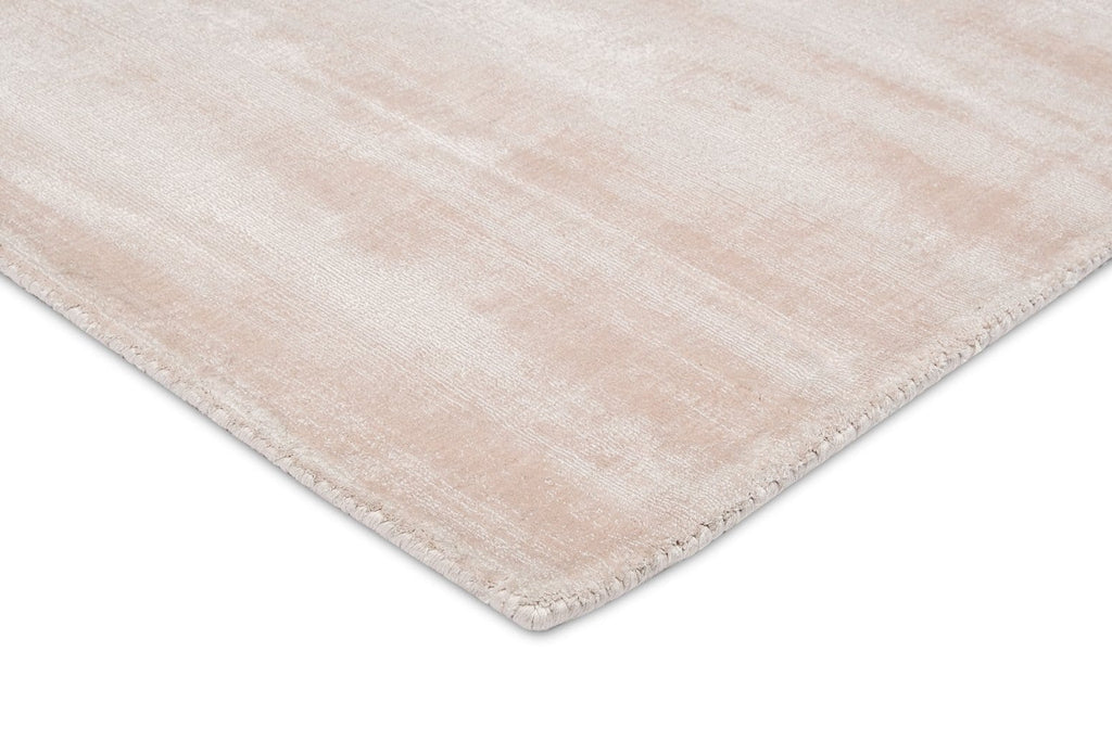 Lyla Blush Peach Distressed Viscose Rug