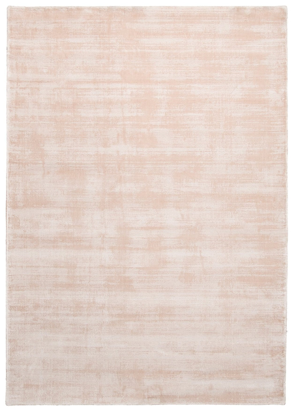 Lyla Blush Peach Distressed Viscose Rug