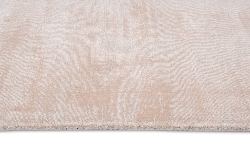 Lyla Blush Peach Distressed Viscose Rug