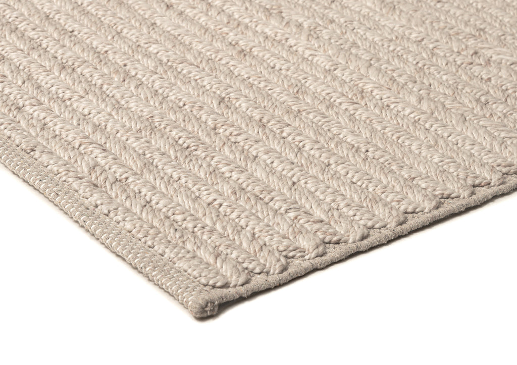 Mabel Cream and Beige Braided Rug