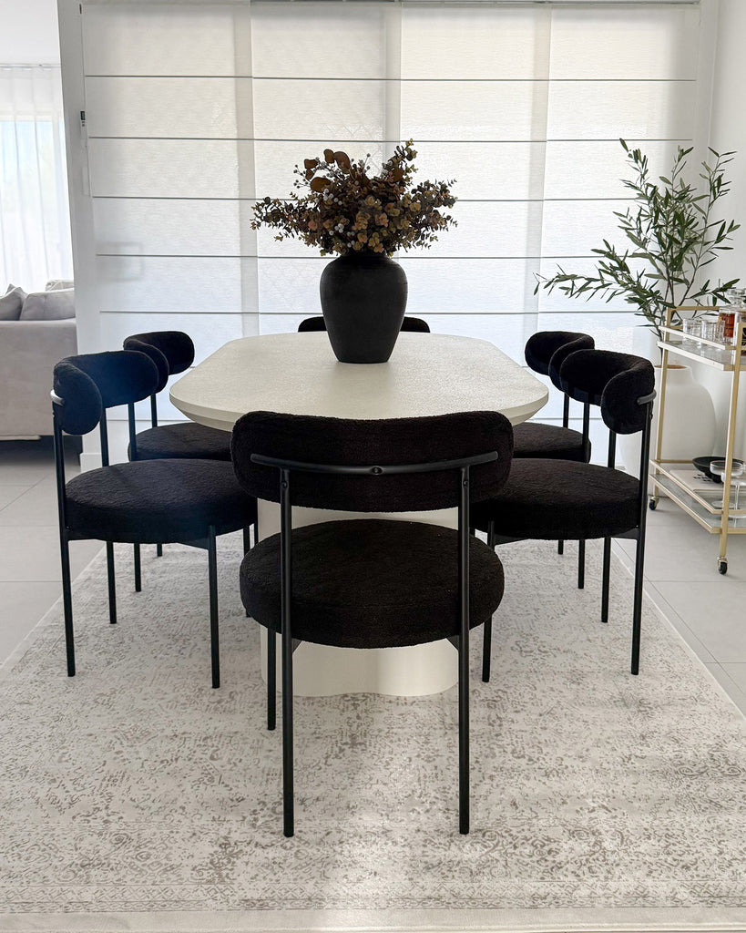 Madison Ivory And Grey Traditional Distressed Rug