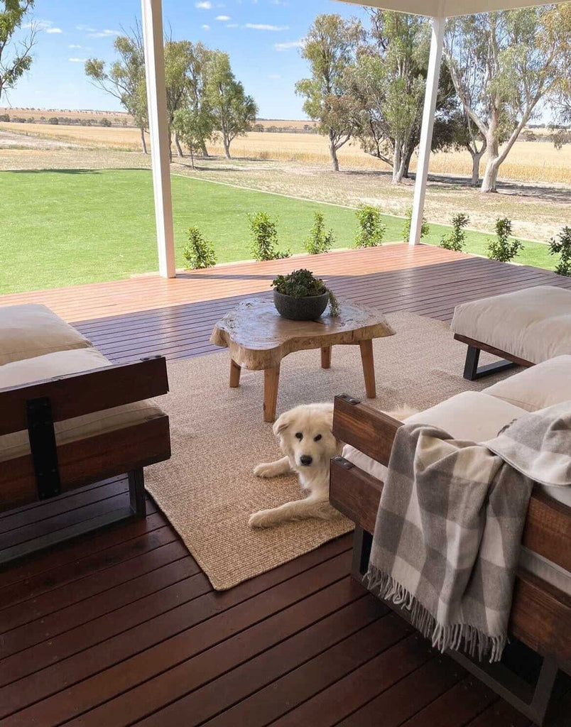 Malia Beige Braided Flatweave Indoor Outdoor Rug