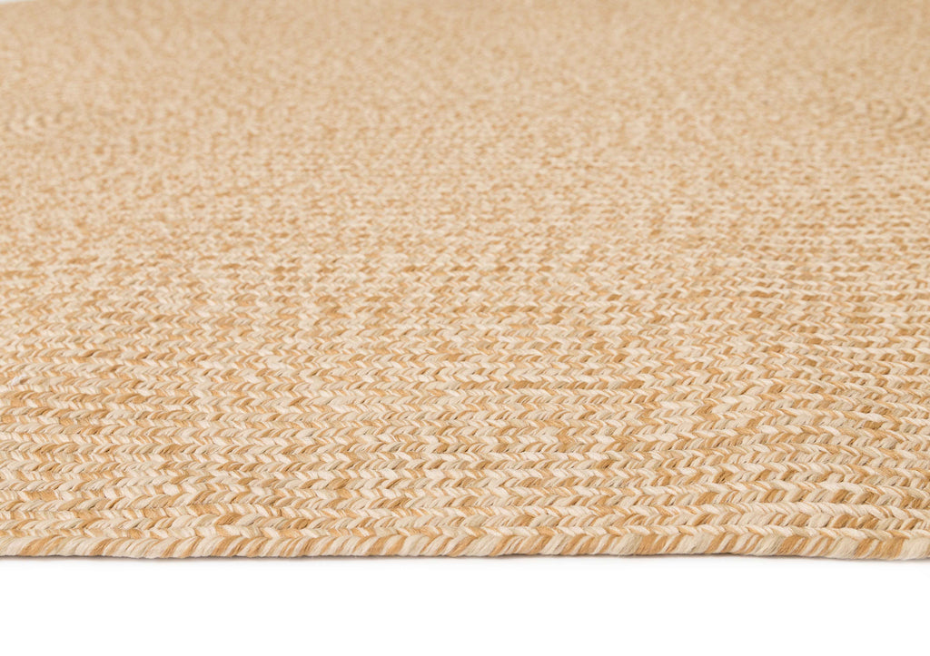 Malia Beige Braided Flatweave Indoor Outdoor Oval Rug