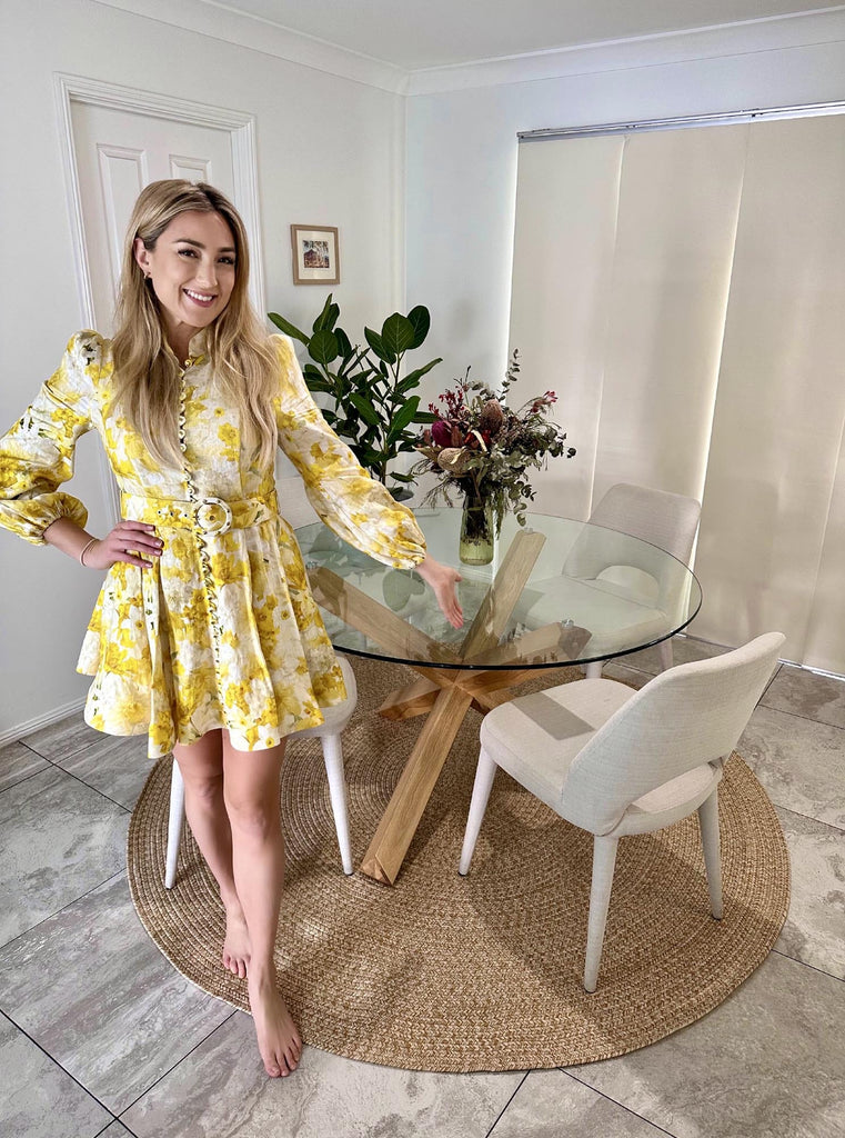 Malia Beige Braided Flatweave Indoor Outdoor Round Rug