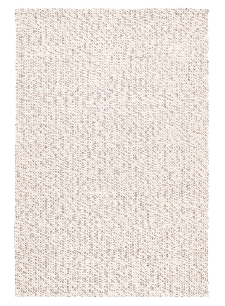 Mallory Marbled Cream and Grey Chunky Wool Rug