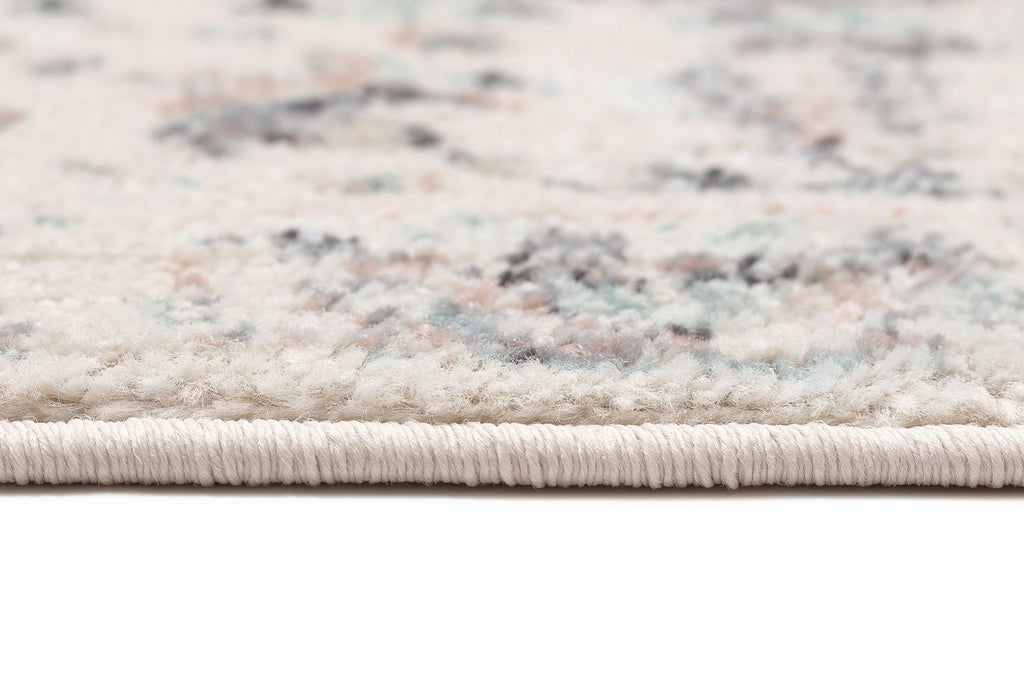 Maplewood Cream and Pink Traditional Rug