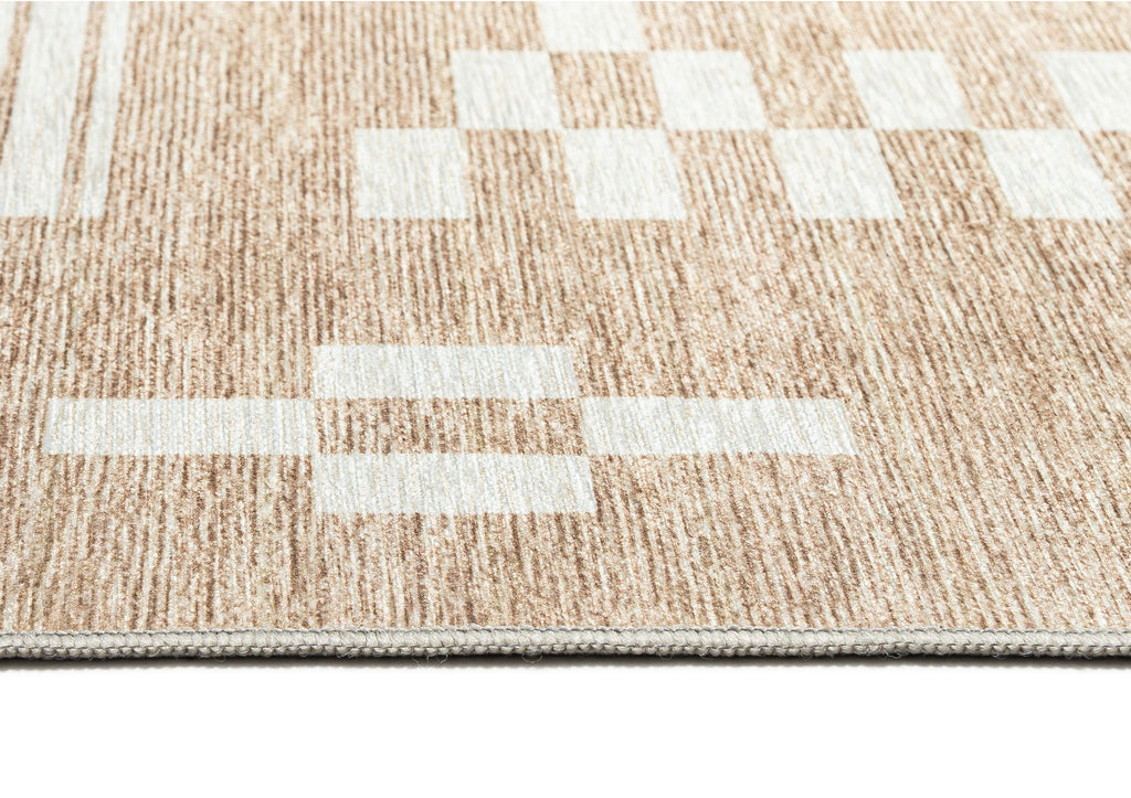 Marga Beige Ivory Indoor Outdoor Washable Rug