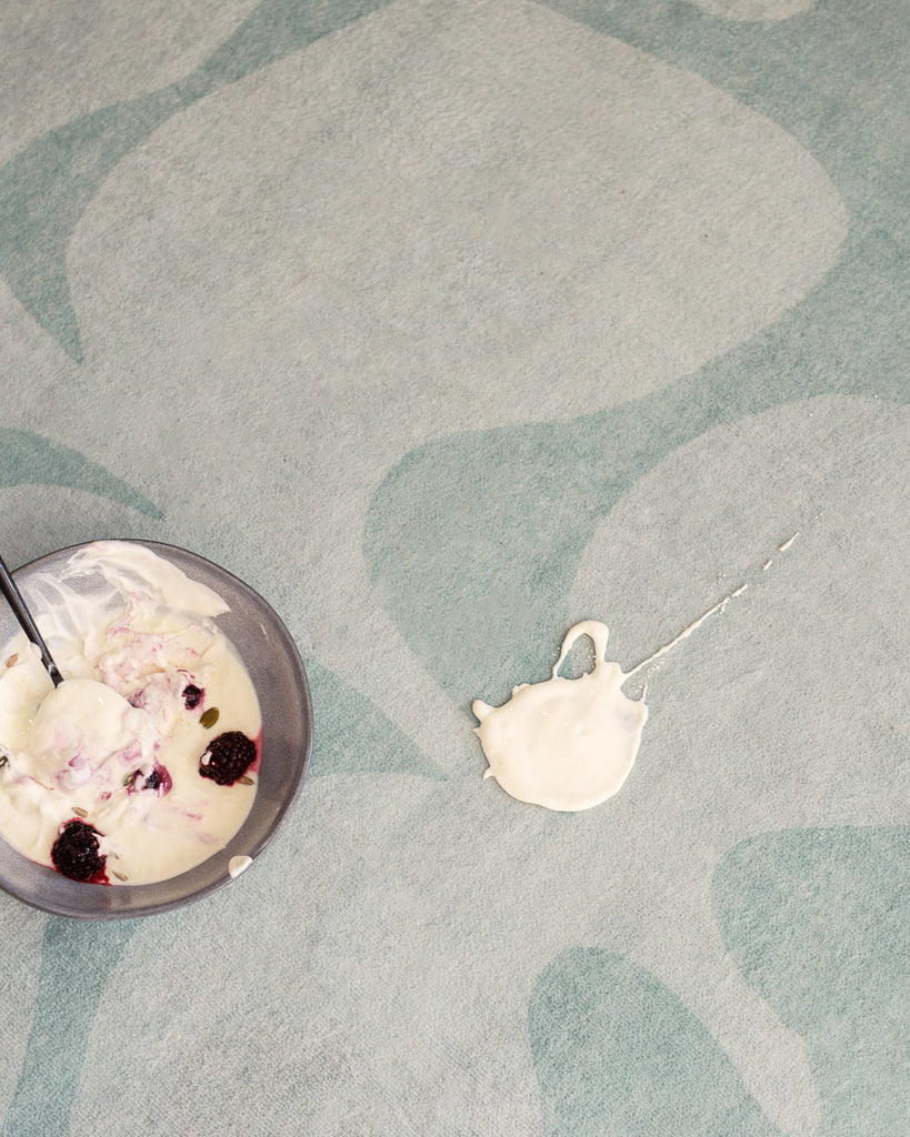 Marion Blue Botanical Washable Rug