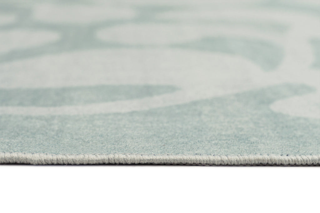 Marion Blue Botanical Washable Rug