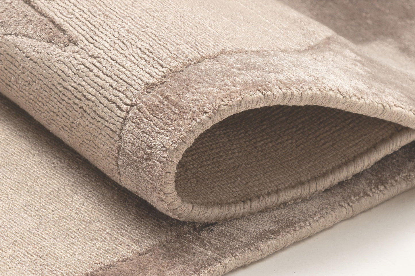 Marishka Taupe Hourglass Viscose Rug