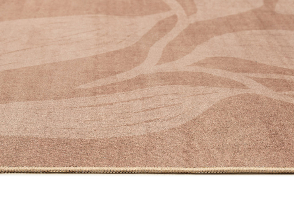 Maryna Beige Botanical Washable Rug