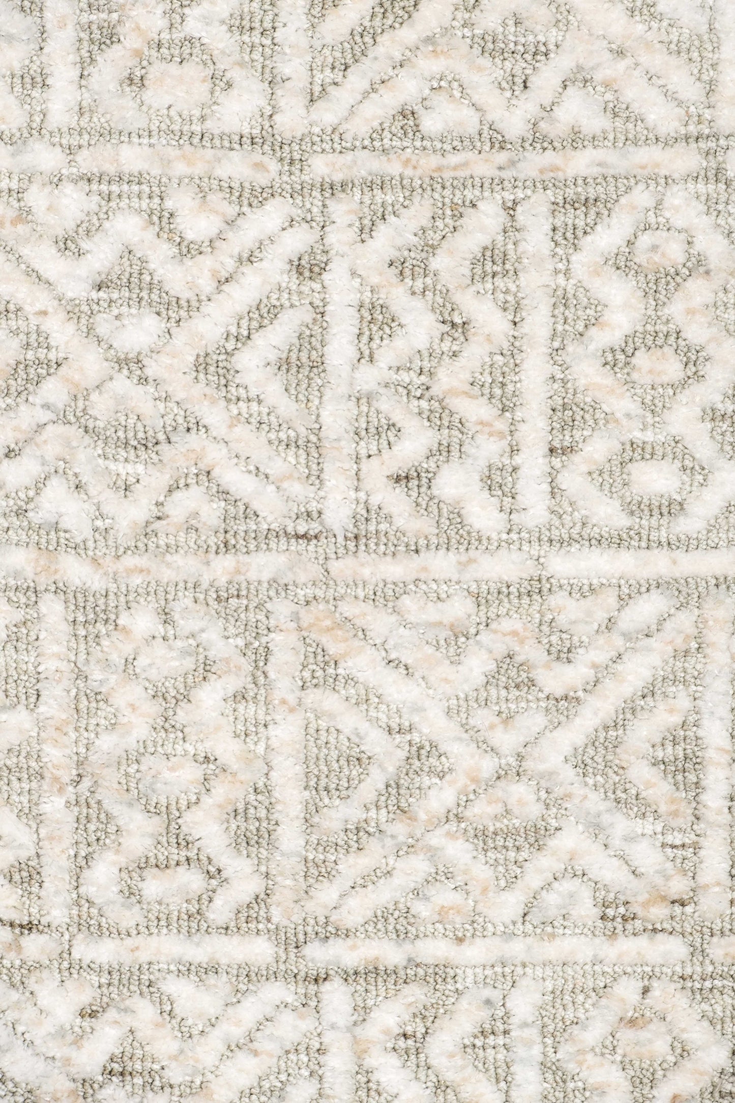 Melia Grey and Ivory Runner Rug