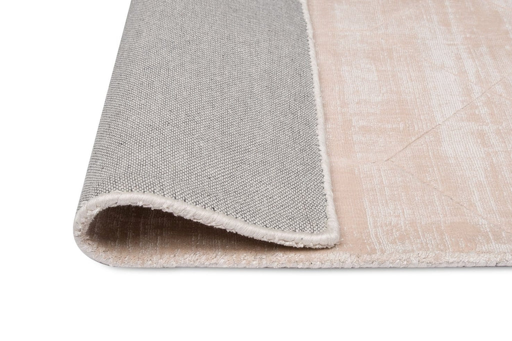 Melinda Pink Geometric Viscose Rug