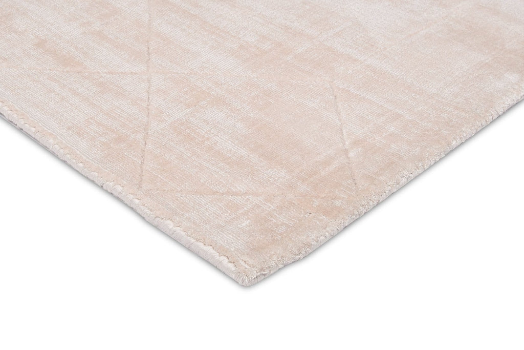 Melinda Pink Geometric Viscose Rug