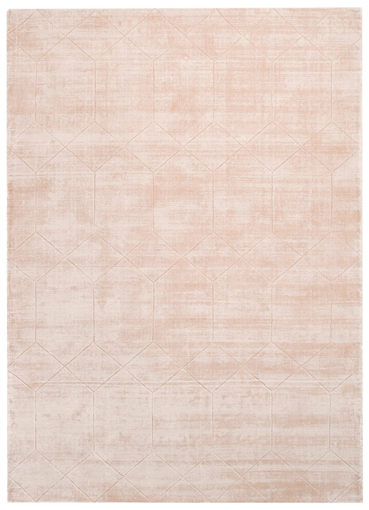 Melinda Pink Geometric Viscose Rug