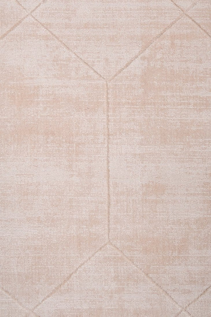 Melinda Pink Geometric Viscose Rug