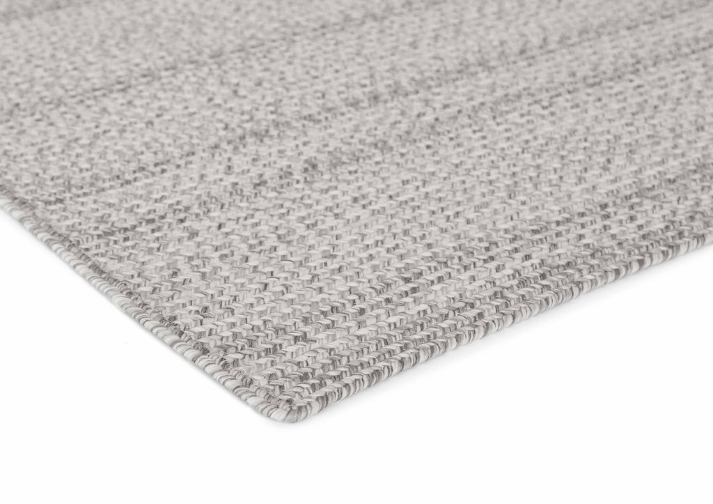 Mika Grey Braided Flatweave Indoor Outdoor Rug