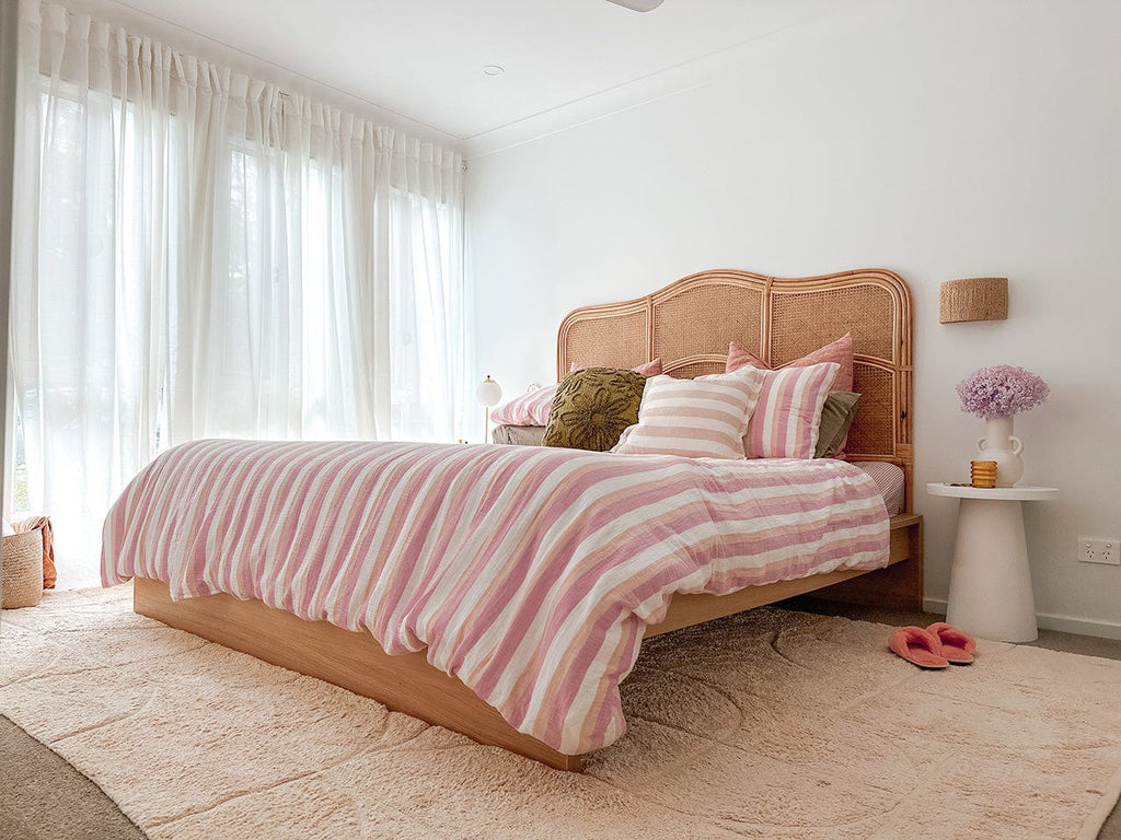 Mikaela Cream Beige Abstract Cotton Washable Rug