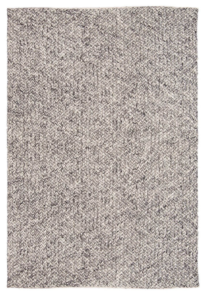 Millicent Dark Grey and Ivory Marble Looped Rug