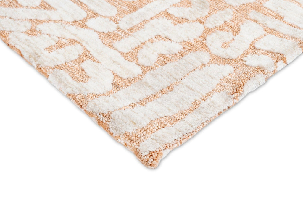 Miranda Peach and Cream Transitional Tribal Rug