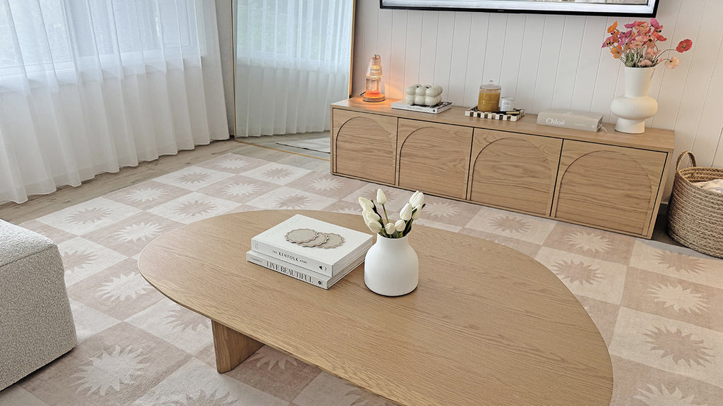 Mona Light Beige Washable Rug