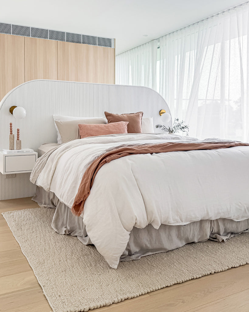 Monti Cream Textured Handmade Wool Rug