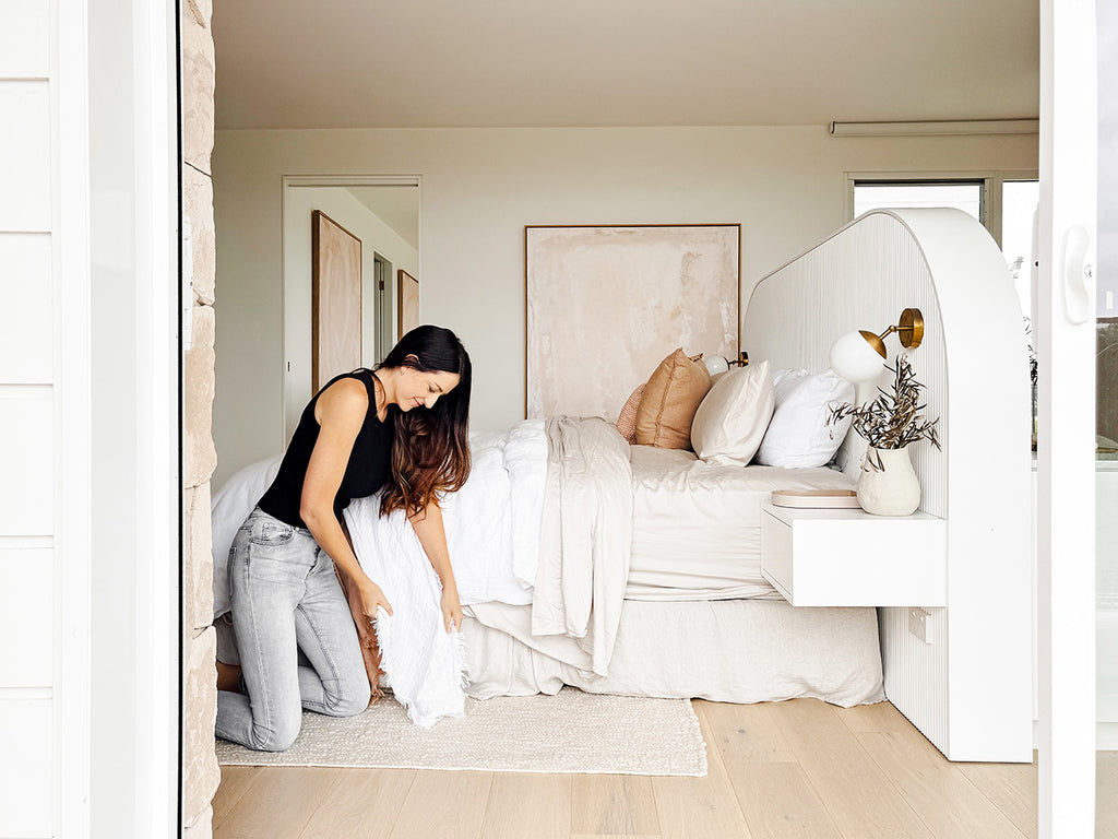 Monti Cream Textured Handmade Wool Rug