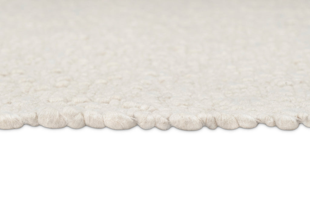 Monti Cream Textured Handmade Wool Rug