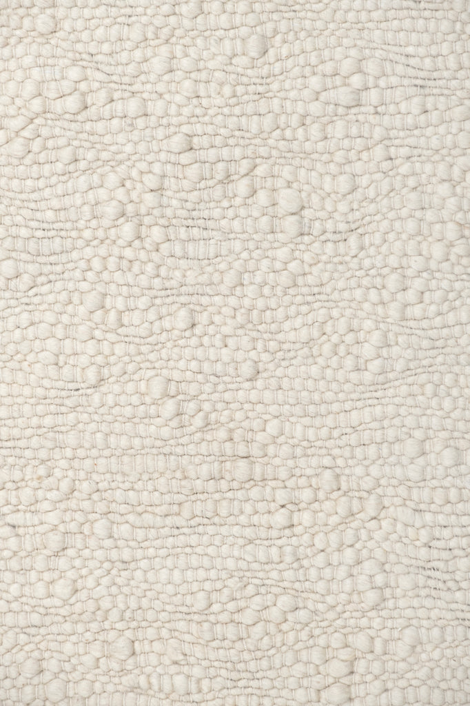 Monti Cream Textured Handmade Wool Rug