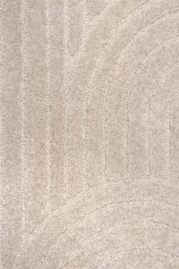 Moraya Beige Rainbow Hand-Tufted Rug