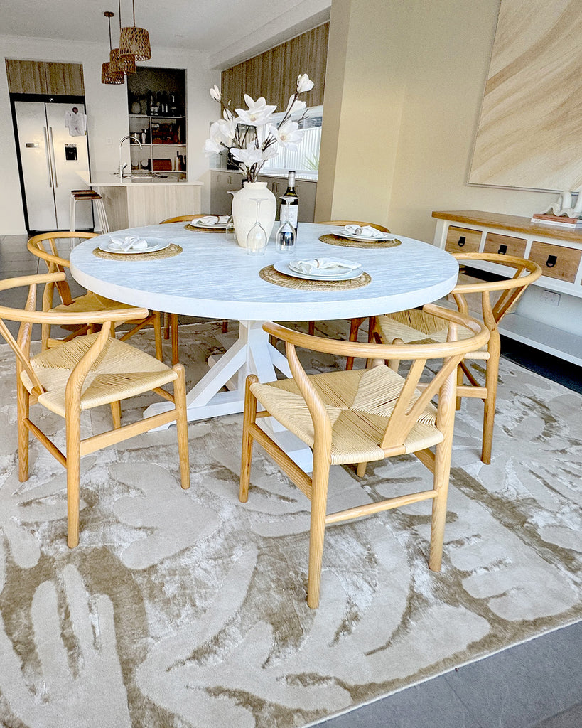 Murzuq Textured Abstract Neutral Washable Rug