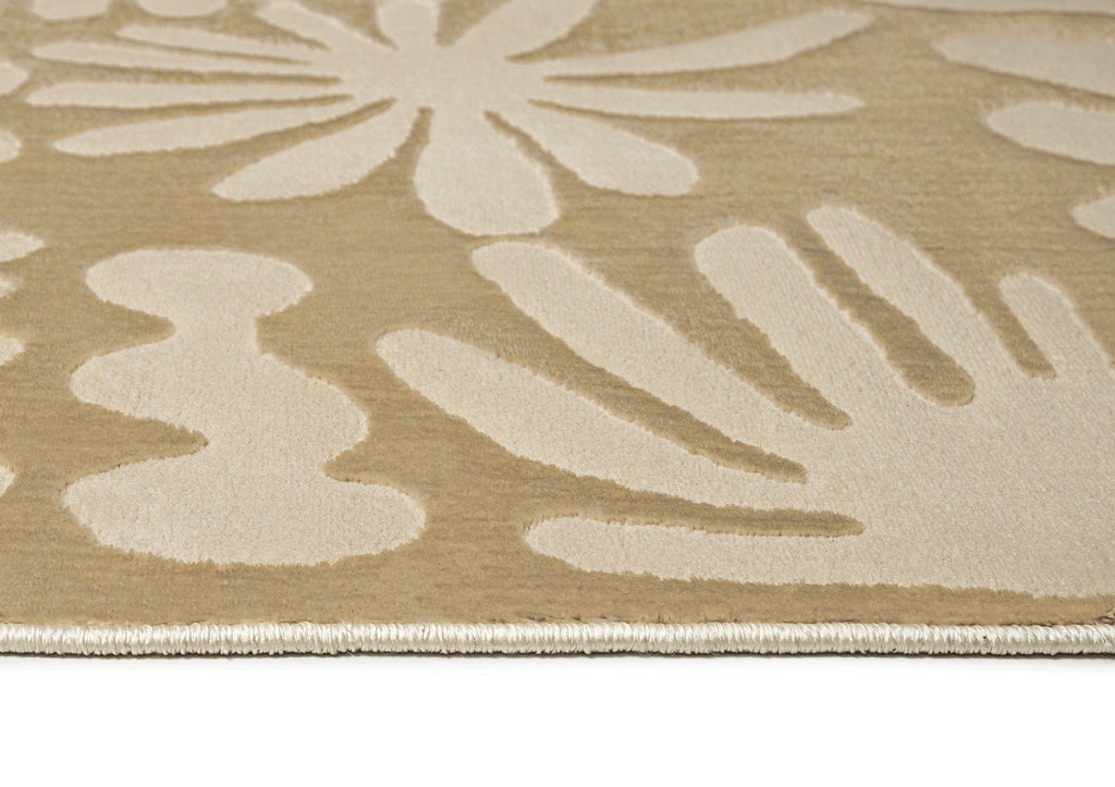 Murzuq Textured Abstract Neutral Washable Rug