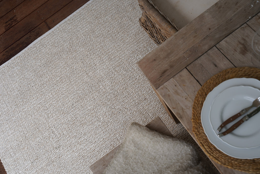 Nadine Beige Looped Indoor Outdoor Rug