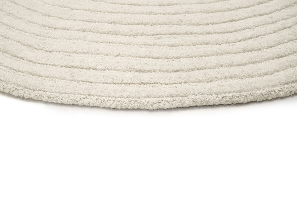 Nafiya Cream Modern Hand-Tufted Wool Rug