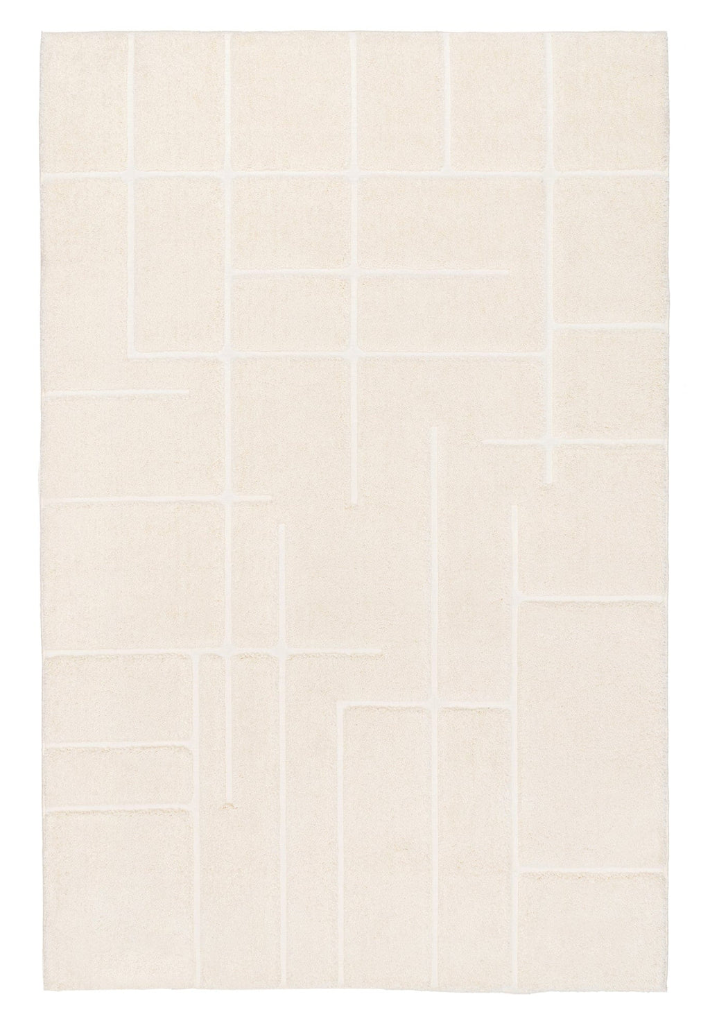 Nalu Ivory Geometric Rug