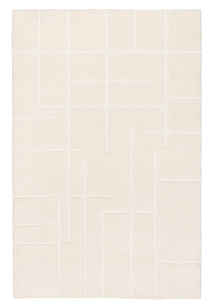 Nalu Ivory Geometric Rug