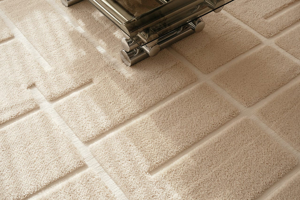 Nalu Ivory Geometric Rug