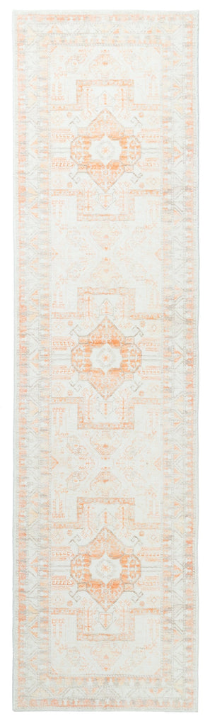 Natalya Orange Washable Runner Rug *NO RETURNS UNLESS FAULTY