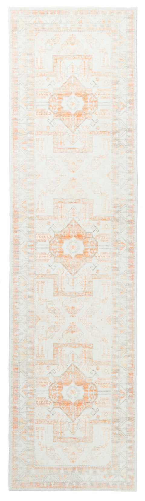 Natalya Orange Washable Runner Rug *NO RETURNS UNLESS FAULTY