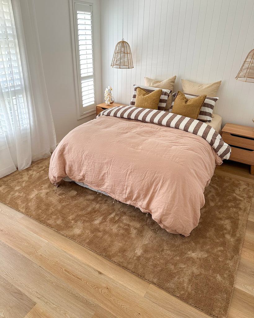 Nellie Dark Brown Shag Rug