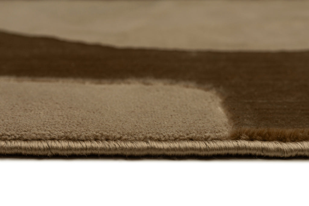 Nezar Brown Geometric Rug