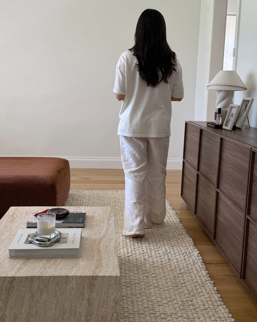 Nicar Ivory Handwoven Jute and Wool Rug