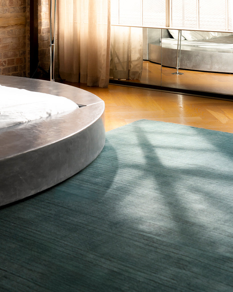 Nico Turquoise Handwoven Rug